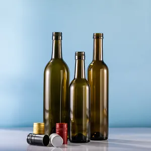Empty Luxury 500ml 375ml Nordic Liquor Wine Glass Bottles 750 ml Beverage Bottle For Liquor Juice Wine Vodka With custom Corks