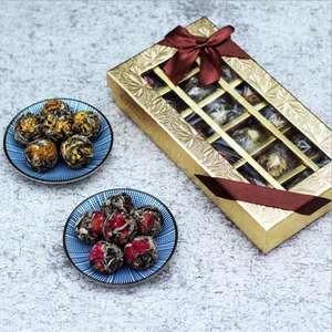 เข้ามาใหม่100% ธรรมชาติที่ทำด้วยมือมังกรบานชาเขียวดอกไม้ลูกหลวมใบ - Product Image 5