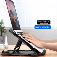 Offre Spéciale N2 support d'ordinateur accessoires de tablette 2 en 1 réglage de pliage portable N3 support d'ordinateur portable avec support de téléphone portable