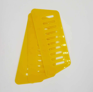 مجموعة أدوات تظليل النوافذ فائقة الرقة باللون الأصفر، مجموعة أدوات تركيب الأفلام الزجاجية مع شفرات سكين وكاشطة، أداة يدوية لتركيب ورق الحائط والملصقات - Product Image 3