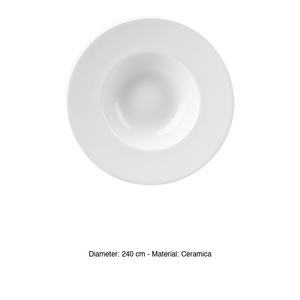 Bol à pâtes Profile Ø 24 cm Intérieur Ø 14 cm Blanc Céramique Churchill Whvwbm - Product Image 3