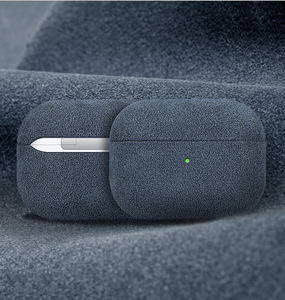 Funda Protectora Antiarañazos Hecha a Mano de Alcántara para <span class=keywords><strong>AirPods</strong></span> Pro, <span class=keywords><strong>AirPods</strong></span> 4 Pro, Pro2, Pro3, Samsung <span class=keywords><strong>Buds</strong></span> <span class=keywords><strong>3</strong></span>, 3Pro - Product Image 4