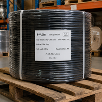 Étiquettes autocollantes en rouleau pour câbles à fibres optiques en papier synthétique personnalisées et étanches pour l'identification et l'image de marque des télécommunications
