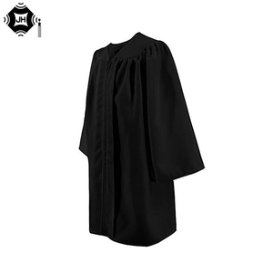 Toga <span class=keywords><strong>de</strong></span> Graduación Personalizada para Niños, Negra Mate, con Birrete y Borla - Product Image 3