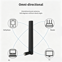 Antenne Wi-Fi Triple Bande 2.4Ghz 5Ghz 5.8Ghz 6Ghz 7Ghz pour Intérieur, Fabricants d'Antennes HF UHF, Antenne 4G ITE