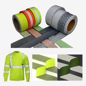 Ruban Réfléchissant Thermocollant Rouge Haute Visibilité pour Vêtements d'Extérieur – Film de Transfert Thermique Réfléchissant pour Vestes de Sécurité - Product Image 4