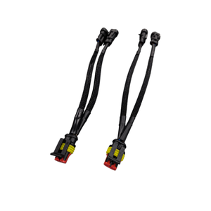 Connettore da 2 Pin Femmina a 2 Maschi, Cavo 15cm 18AWG 20cm, Produttore di Cablaggi Personalizzati OEM - Product Image 1