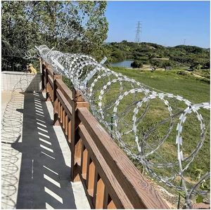 <span class=keywords><strong>Alambre</strong></span> <span class=keywords><strong>de</strong></span> púas tipo concertina SS430 BTO-22 para cercas <span class=keywords><strong>de</strong></span> seguridad - Product Image 2