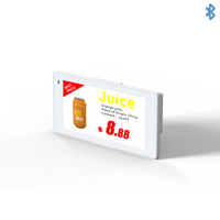 Pantalla Digital COMPAX de 3.5 Pulgadas con Tinta Electrónica de 4 Colores, Resistente al Agua IP65 para Interiores, Bajo Consumo de Energía, Solución de Exhibición para Comercios