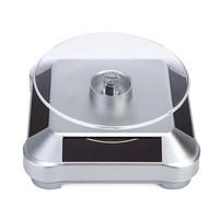 360 Turntable Solar Showcase Rotierender Schmuck Uhren ring Telefonst änder Display Schmuck Organizer Schmuck Display Stand 4 Farben