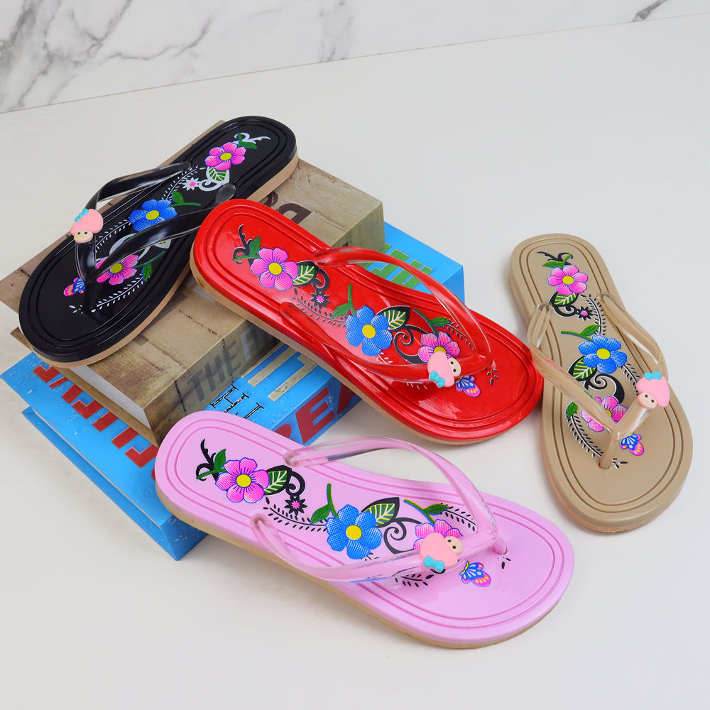 Pictures Girls Flip Flops Summer Waterproof Trendy Design