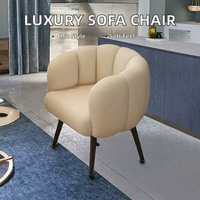 Chaise de canapé simple de haute qualité pour la maison salon loisirs design tufté avec des caractéristiques douces cadre en bois massif de différentes couleurs