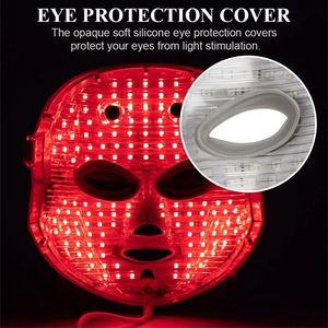 หน้ากากบำบัดด้วยแสงโฟตอน LED 7 สี ไร้สาย พร้อมเซ็นเซอร์สัมผัส - Product Image 4