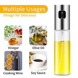 Packaged Glass Oil Spray Bottle for Cooking Olive Oil Sprayer Mister for <b>BBQ</b> Baking Roasting Grilling Utensils - Product Image 3