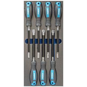 FERVI Serie Di Chiavi a Bussola Flessibili Con Impugnatura Morbida Termoforato Accessori Per <b>Socket</b> Utensili Di Facile Utilizzo - Product Image 1