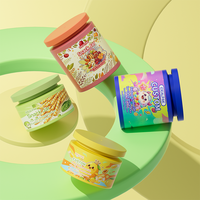 Emballage en gros pour aliments pour animaux de compagnie, pot vide en plastique pour friandises pour chats et chiens, conteneur de stockage avec impression de logo personnalisé