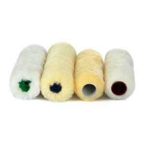 7 "9" 11 "in pelle di agnello reale maniche a rullo in pelle di pecora naturale <span class=keywords><strong>rulli</strong></span> per <span class=keywords><strong>pittura</strong></span> in lana - Product Image 1