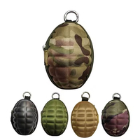 Porte-monnaie professionnel en forme de grenade, petit porte-clés pour monnaie, clés, écouteurs, porte-clés tactique, sacoche, pochette