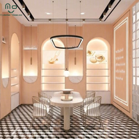 Meubles de présentation pour magasin de cosmétiques, design intérieur moderne et économique, LED, écologiques, présentoir pour maquillage, présentoir pour soins de la peau, EVO