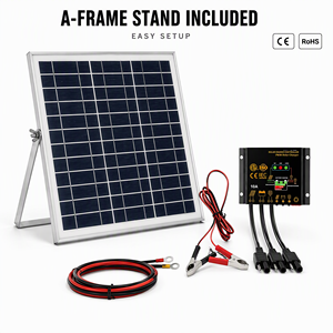 <span class=keywords><strong>Panneau</strong></span> <span class=keywords><strong>solaire</strong></span> photovoltaïque personnalisé en gros 5W 10W 20W 12V avec support pour station météo - Product Image 1