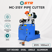 Machine de découpe de tuyaux manuelle STR MC-315Y, coupe-tuyaux orbital en acier inoxydable pour tubes ovales, métal, angle, aluminium