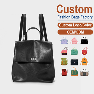 Supplier Customizable Luxury Leather <b>Backpack</b>, Large Capacity High-End Genuine Cowhide Shoulder Bag - Product Image 1