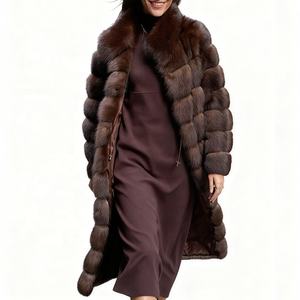 <span class=keywords><strong>Manteau</strong></span> long à col montant pour femmes Boying <span class=keywords><strong>Manteau</strong></span> écologique en faux vison tissé à triple boutonnage-<span class=keywords><strong>Manteau</strong></span> d'hiver en fausse fourrure ODM / OEM - Product Image 5