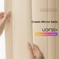 Voilage moderne haut de gamme en mousseline de ballon, couleur crème, effet miroir, translucide, non transparent, pour fenêtre, écran de fenêtre, cantonnière de salon