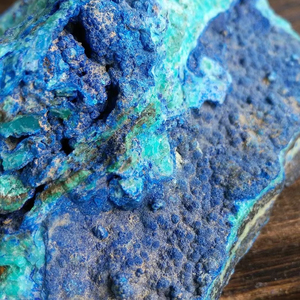 Vente en gros de pierres brutes naturelles de haute qualité Azurite et Malachite bleues-vertes, spécimen minéral de cristal de guérison pour la décoration intérieure - Product Image 6
