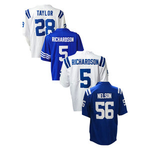 เสื้อฟุตบอลอเมริกันปักลายใหม่2025 jonathan Taylor 28 richardson 5 Nelson 56อินเดียแนโพลิสทีมเจอร์ซีย์สั่งทำ - Product Image 3