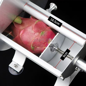 Trancheuse manuelle commerciale compacte pour fruits et légumes avec composants à engrenages, machine multifonctionnelle pour bananes et pommes de terre frites - Product Image 4