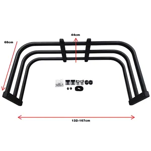 Nhôm 6.5ft ngắn giường phía sau cổng sau Expander cho <span class=keywords><strong>F150</strong></span> Pickup Truck Đen STD/<span class=keywords><strong>Ext</strong></span>/phi hành Đoàn <span class=keywords><strong>cab</strong></span> - Product Image 5