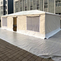 Tente de camping de luxe en toile double couche de haute qualité pour l'extérieur, le désert, quatre saisons, imperméable