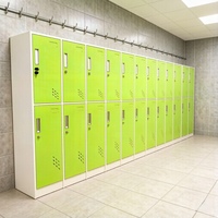 Armoire de rangement moderne en acier blanc, écologique et durable, pour hôtel, école, gymnase et hôpital