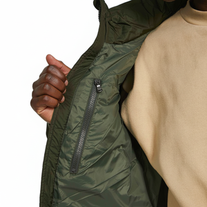 Blouson Bomber Léger Imperméable Noir Unisexe Vêtement d'Extérieur Casual Poche à Glissière Design Softshell Confortable Porté Quotidien Coton - Product Image 1