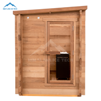 Luxuriöse Heimsauna - 3-Personen-Thermowood-Kabine mit 6kW Harvia-Ofen, Schnelle Aufheizung für Tägliche Wellness-Rituale im Garten
