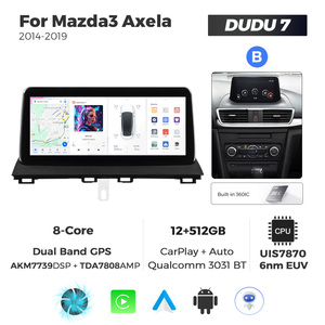 Reproductor de DVD para Auto Android MEKEDE DUDU de 10.25 Pulgadas con Diseño Exclusivo, Compatible con GPS, YouTube, Netflix, etc. para Mazda3 Axela 2014-2019 de 10.25 Pulgadas - Product Image 4