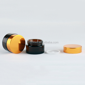 Récipient en verre Pot de crème cosmétique Crème de soin de la peau Pots en verre dépoli avec bouchons à vis personnalisés - Product Image 2