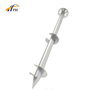 Güneş montaj sistemi temelleri için helisel zemin vidası kazık No-Ground zemin çapa zemin vidası kazık - Product Image 3