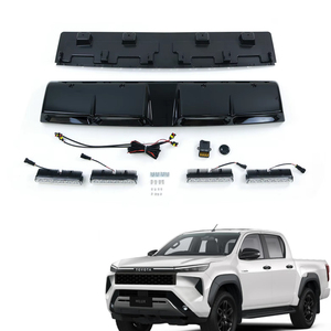 Barre lumineuse de toit en ABS noir brillant, barre lumineuse <span class=keywords><strong>LED</strong></span>, compatible avec <span class=keywords><strong>Toyota</strong></span> <span class=keywords><strong>Hilux</strong></span> GR Sport Travo 2023-2026 - Product Image 3