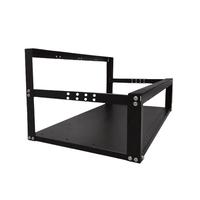 Rack de minage MicroATX de taille moyenne avec prise en charge de la carte mère ATX, conception ouverte pour les cartes graphiques
