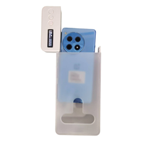 Boîte de rangement pour téléphone avec batterie au lithium intégrée, contrôle par minuterie 99 heures, design moderne détachable, type sur pied, pour salon et optimisation des jeux