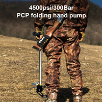 Pompe à air manuelle à pédale en forme de huit à trois étages pour paintball haute pression PCP, 300 bars, 4500 psi, 30 MPA, grand calibre, fournisseurs d'usine TUXING