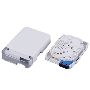 <span class=keywords><strong>Roseta</strong></span> de salida óptica de <span class=keywords><strong>fibra</strong></span> dúplex para interiores ZHEFAN FTTH 1-2 núcleos Ftth Atb caja de pared terminación placa frontal toma de <span class=keywords><strong>fibra</strong></span> óptica - Product Image 2
