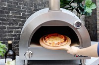 Tout nouveau four à pizza au propane four à briques à gaz avec brûleur à gaz extérieur autoportant usage domestique et hôtelier