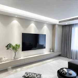 ตู้ทีวีติดผนังเต็มรูปแบบสำหรับวิลล่าและที่อยู่อาศัยการเรนเดอร์ CAD การออกแบบที่ทันสมัยหรูหราทั้งบ้านปรับแต่ง3D ห้องนั่งเล่น - Product Image 1
