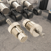 Pédale à bouton-poussoir à ressort SF12 12mm avec axe métallique 3PDT 3A