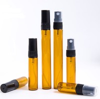 Botol Parfum Sampel Kaca Isi Ulang Ukuran Kecil 2ml 3ml 5ml 10ml Grosir, Botol Tester Parfum Travel dengan Tutup Sekrup