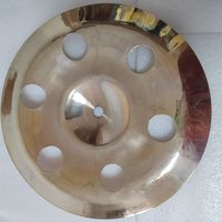 B20 Bronze Ozone Cymbal, 6-Loch-Effekt-Cymbal 8"-20" für Schlagzeug, Heller Spezialeffekt-Sound für Schlagzeuger