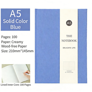 Carnet de notes A5 en lin souple, couverture rigide en tissu, pour filles, cadeau, nouvelle collection 2027 - Product Image 6